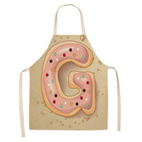 1Pcs Letter Apron for Kids