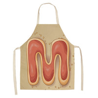 1Pcs Letter Apron for Kids