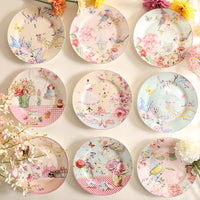 Floral 8" Plates