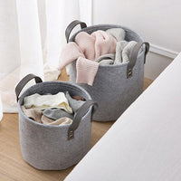 Foldable Large Felt Basket
