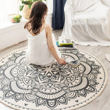 Nordic Ethnic Style Round Large Area Rug