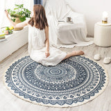 Nordic Ethnic Style Round Large Area Rug