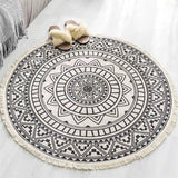 Nordic Ethnic Style Round Large Area Rug