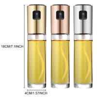 Kitchen Baking Oil Cook Oil Spray Empty Bottle Vinegar Bottle Oil Dispenser Cooking Tool Salad BBQ Cooking Glass Oil Sprayer