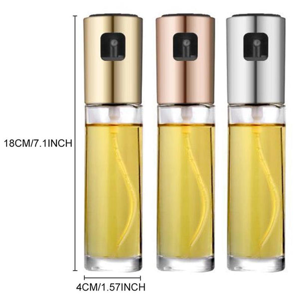 Kitchen Baking Oil Cook Oil Spray Empty Bottle Vinegar Bottle Oil Dispenser Cooking Tool Salad BBQ Cooking Glass Oil Sprayer