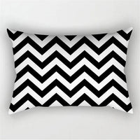 Black White Geometric Pillow Covers