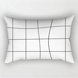 Black White Geometric Pillow Covers