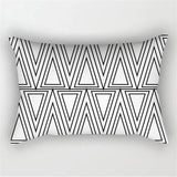 Black White Geometric Pillow Covers