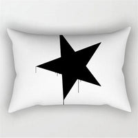 Black White Geometric Pillow Covers