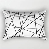 Black White Geometric Pillow Covers