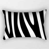 Black White Geometric Pillow Covers