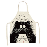 1Pcs Cat Lady Apron