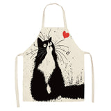 1Pcs Cat Lady Apron