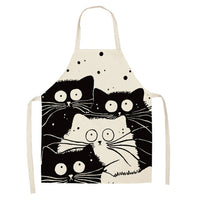 1Pcs Cat Lady Apron