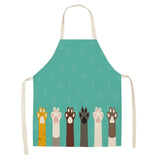 1Pcs Cat Lady Apron