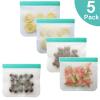 12Pcs/Set Silicone  Food Storage Bags