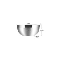 Stainless Steel Mixing Bowls (Set of 6) Non Slip Nesting Whisking Bowls Set Mixing Bowls For Salad Cooking Baking KC0257