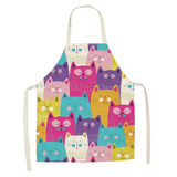 Cool Cat Linen Aprons- kids and adult sizing