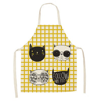 Cool Cat Linen Aprons- kids and adult sizing