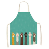 Cool Cat Linen Aprons- kids and adult sizing