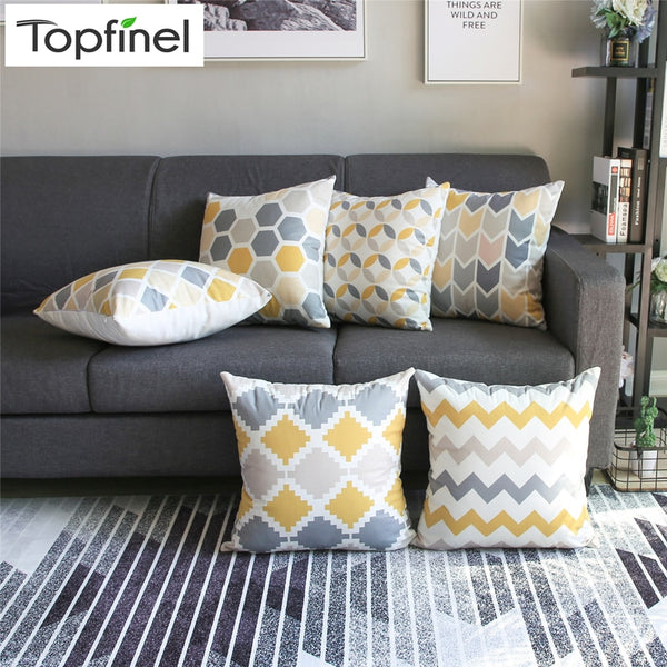 Modern Geometric Decorative Throw Pillow Cases