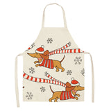 Bulldog Dachshund Pug Dog Printed Kitchen Apron