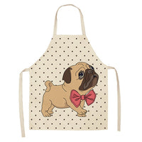 Bulldog Dachshund Pug Dog Printed Kitchen Apron