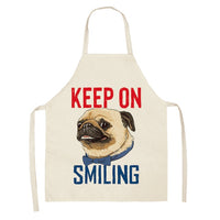 Bulldog Dachshund Pug Dog Printed Kitchen Apron