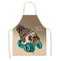 Bulldog Dachshund Pug Dog Printed Kitchen Apron