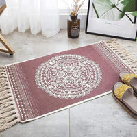 60*90CM Retro Bohemian Hand Woven Rugs