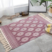 60*90CM Retro Bohemian Hand Woven Rugs