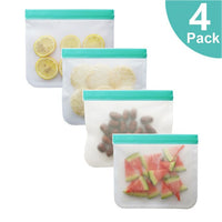 12Pcs/Set Silicone  Food Storage Bags