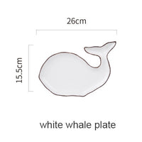 Ocean Style Ceramic Plates