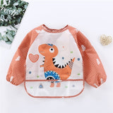 Baby Kids Toddler Long Sleeve  Bib