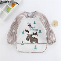 Baby Kids Toddler Long Sleeve  Bib