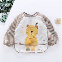 Baby Kids Toddler Long Sleeve  Bib