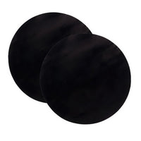 2pcs Reusable Twin Pack Pan Mat Non-stick Pan Fry Liner Sheet Tool Kitchen BBQ Baking Mats Cooking Tool Round