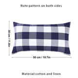 Farmhouse Buffalo Check Plaid Throw Pillow Covers