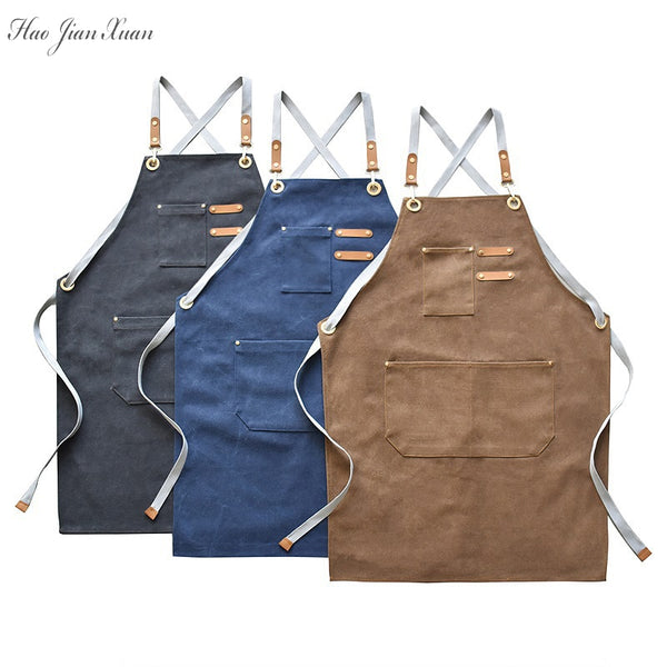 New Fashion Canvas Kitchen Aprons