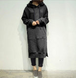 Long Hoodie Sweatshirt Dress