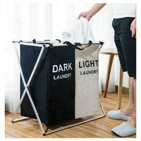 X-shape Collapsible Dirty Clothes Laundry Basket