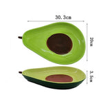 Avocado Plate Ceramic Dish