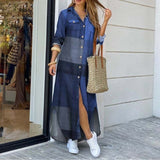 Long Denim Dress