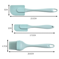 3Pcs/Set   Blue/Pink Spatula