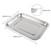 Stainless Steel Baking Tray with Removable Cooling Rack