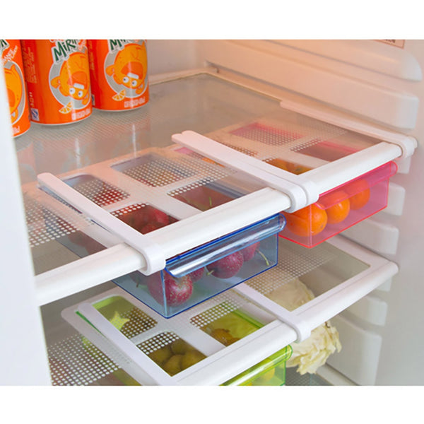 Slide Fridge Freezer Organizer Refrigerator Storage Rack