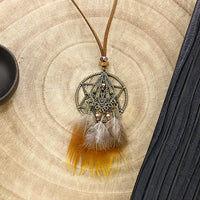 Long Feather Chain Necklaces