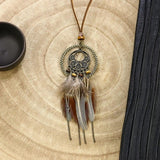 Long Feather Chain Necklaces