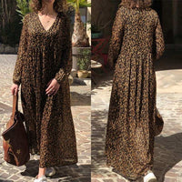 Leopard Print Maxi Dress