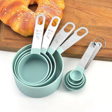 4 Pcs/set Stainless Steel Measuring Cups / Spoons